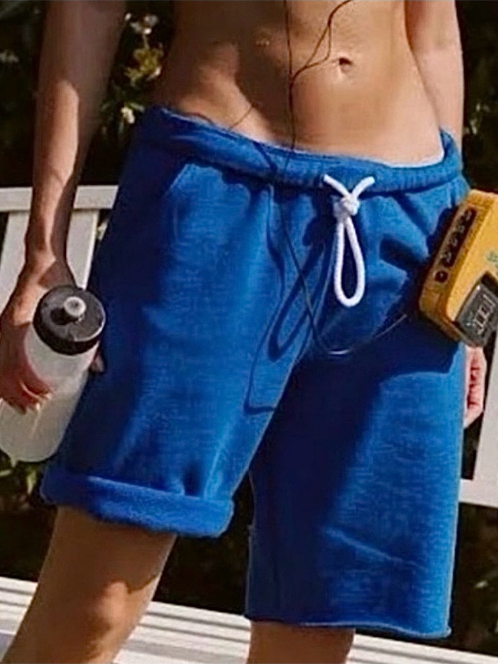 FP Movement by Free People Royal Blue Athletic Drawstring Shorts
